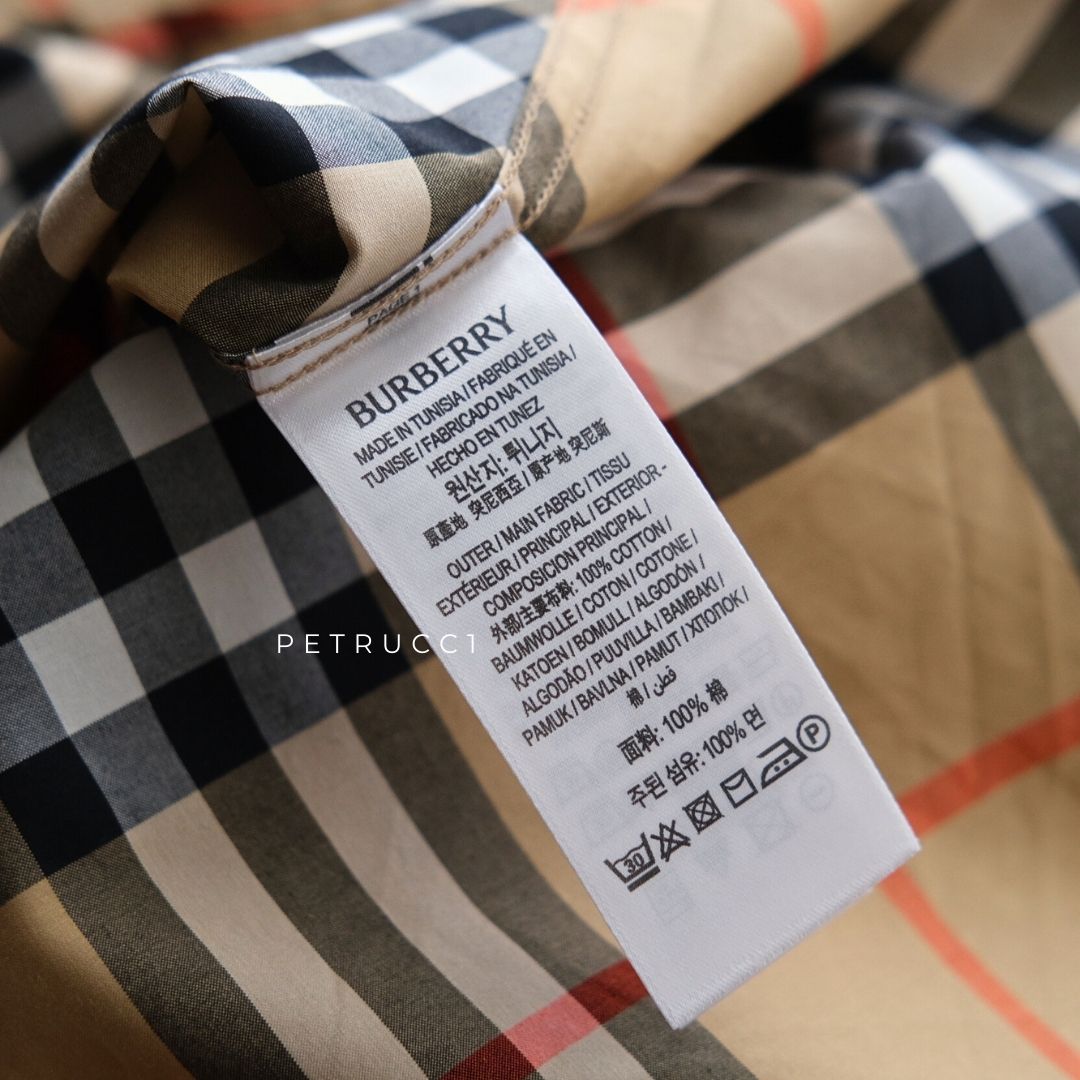 BURBERRY Beige Checked Short Sleeve Shirt 8087637