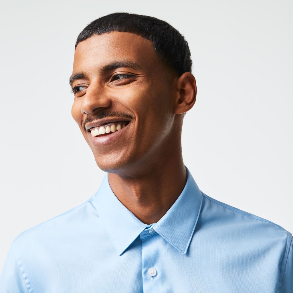LACOSTE Regular Fit Shaped Collar Shirt CH6273