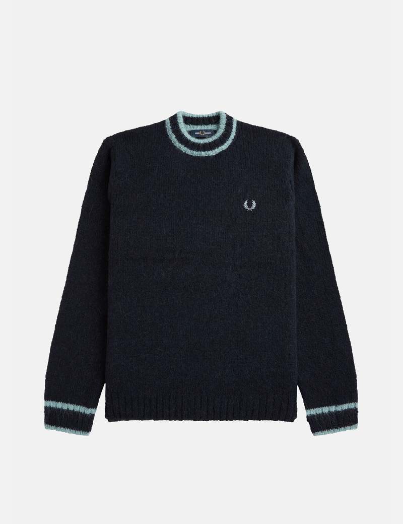 Fred Perry Alpaca Blend Crew Neck Jumper Sweater K4563/608