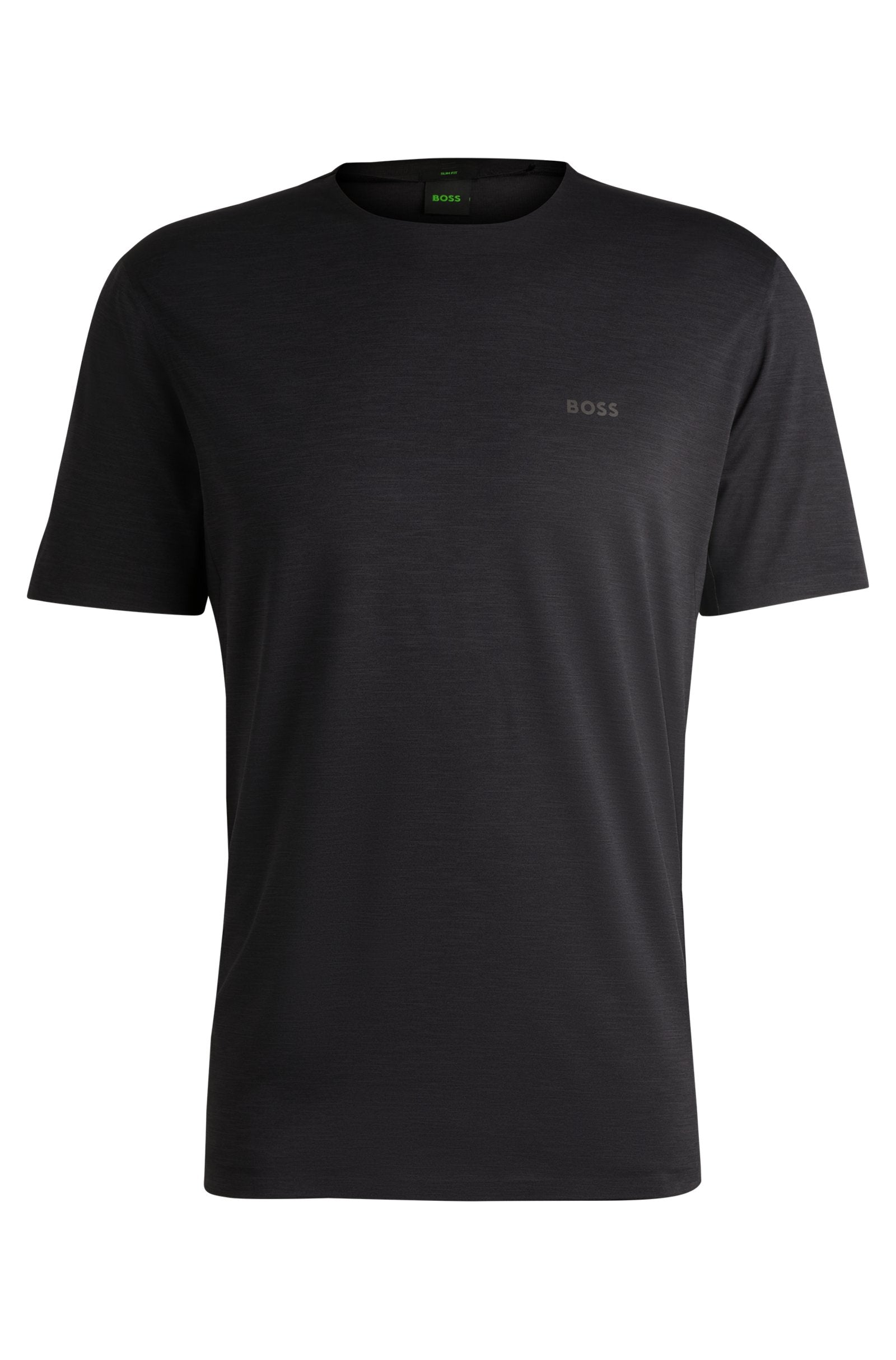 BOSS Quick-dry stretch-jersey T Shirt with decorative reflective artwork Tee Active 50525209