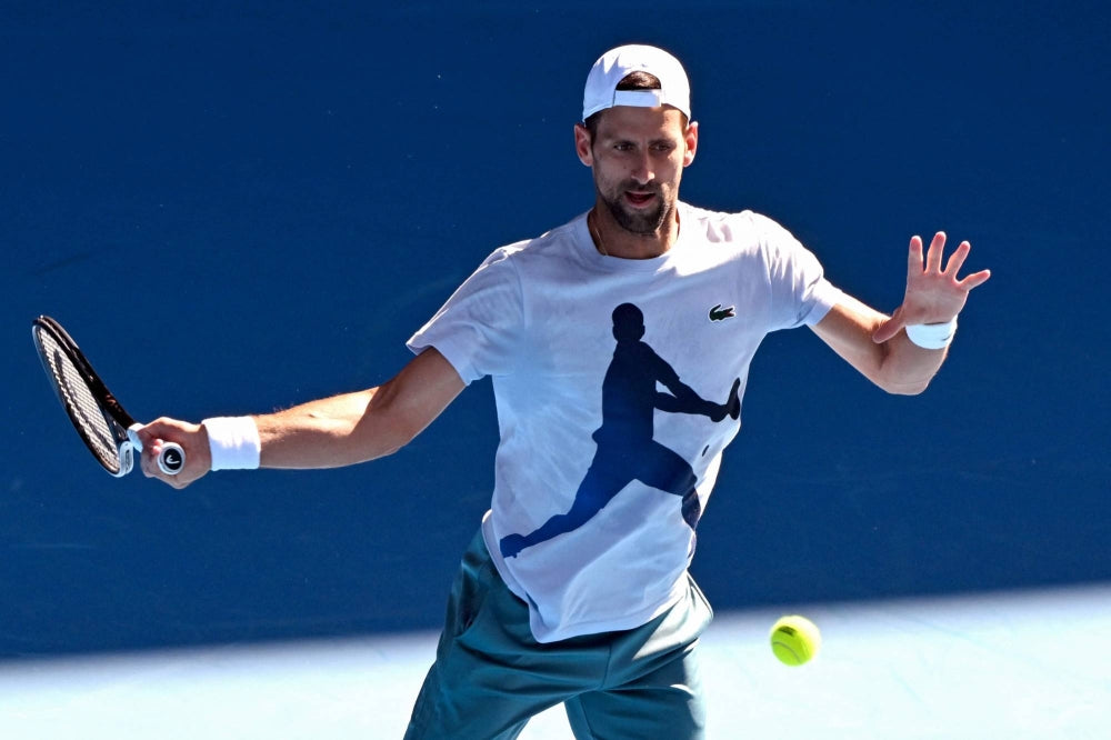 LACOSTE Tennis x Novak Djokovic T Shirt and Cap Set  TH7516