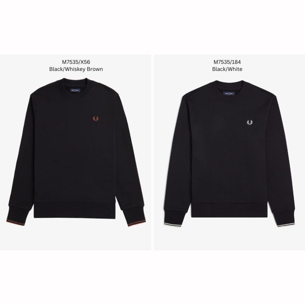 Fred Perry Crew Neck Sweatshirt Sweater M7535