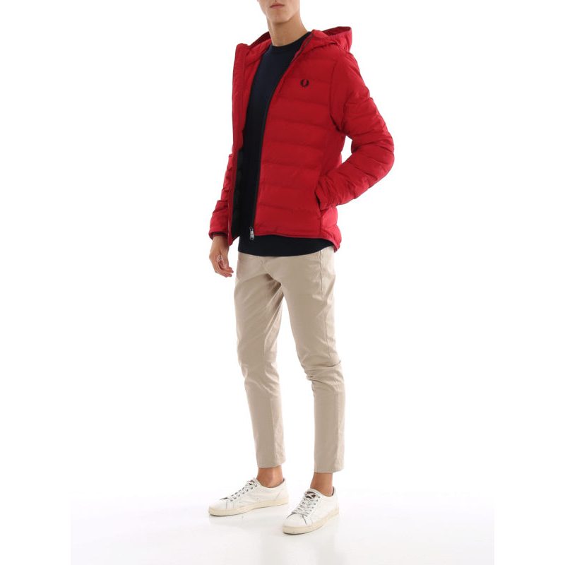 Fred Perry Hooded Quilted Puffer Jacket J7516/I56