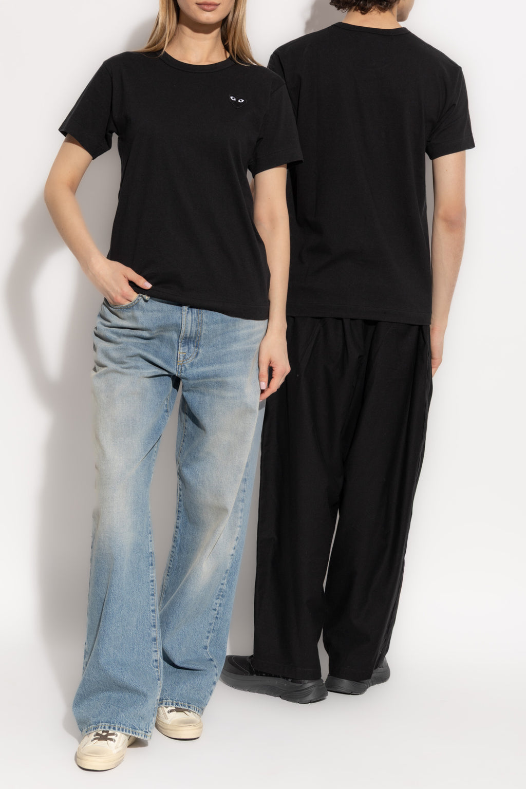 PLAY CDG COMME des GARCONS T SHIRT kaos cowo AXT064