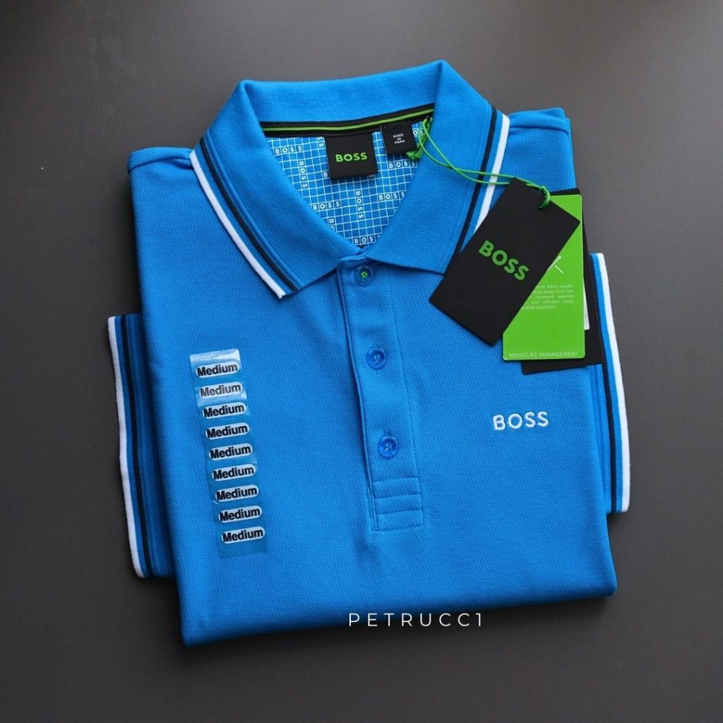 BOSS Polo shirt in cotton-blend piqué with S.Café PADDY PRO 50249000