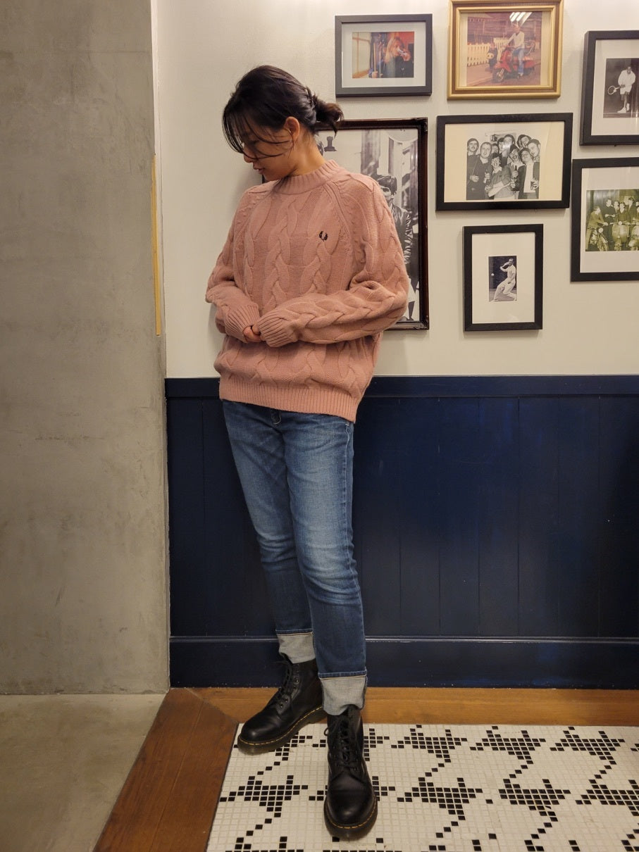 Fred Perry Women Cable Knit Jumper K4118/P94