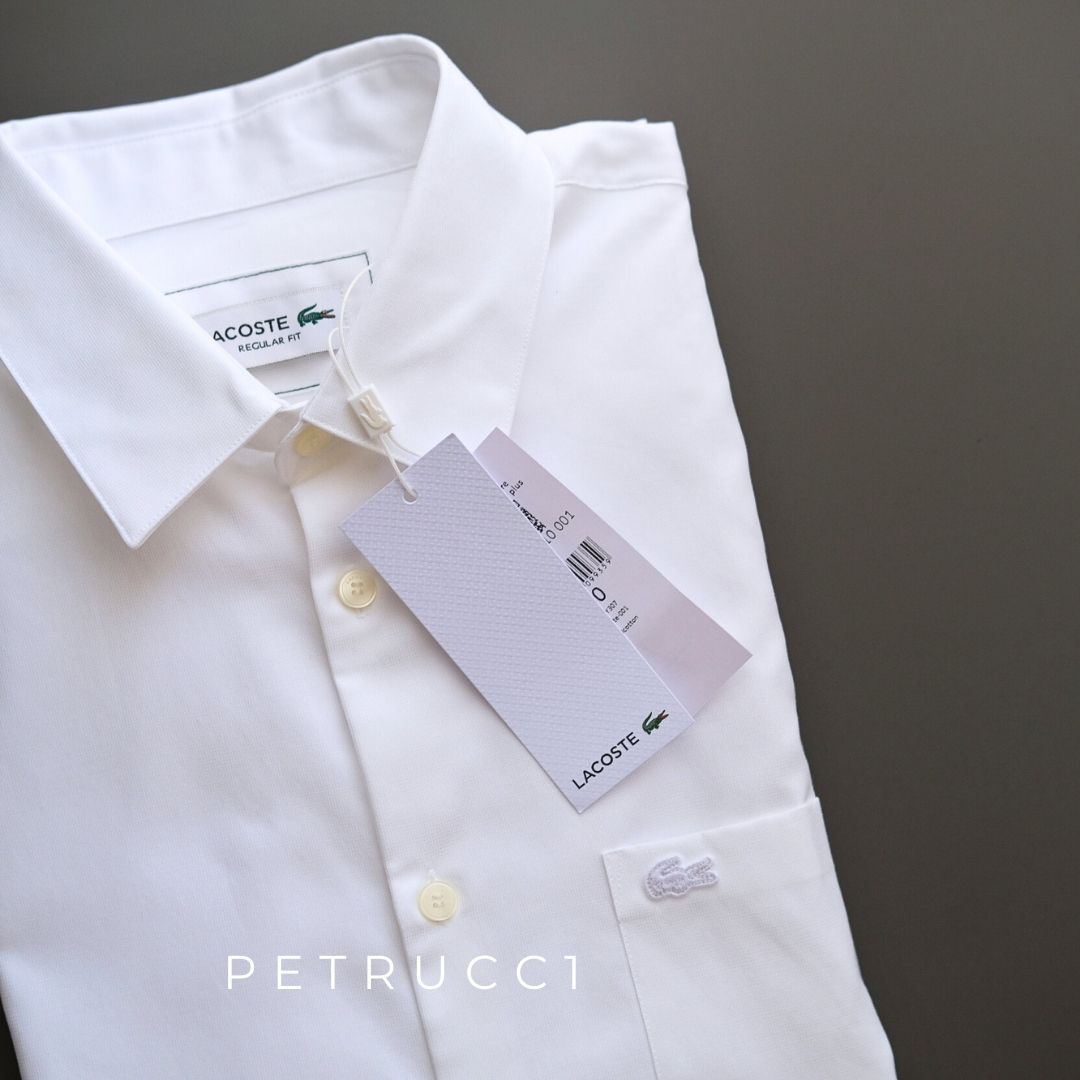 LACOSTE Regular Fit Short Sleeved Cotton Shirt CH8528