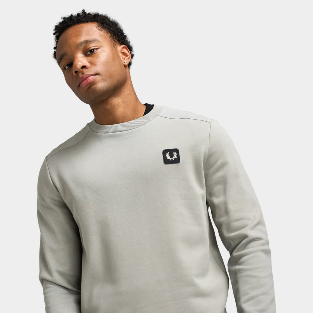 Fred Perry Fabric Blocked Crew Neck Sweatshirts Sweater SM1162/181