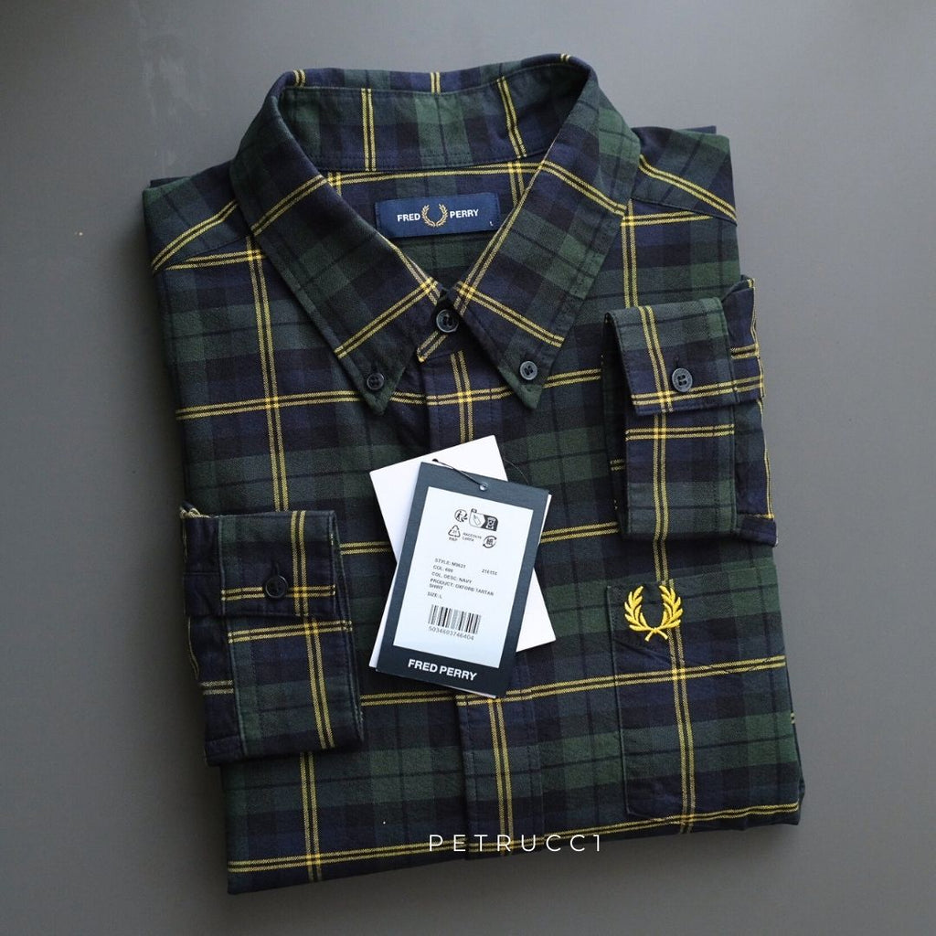 Fred Perry Oxford Tartan Shirt Long Sleeve M9621/608