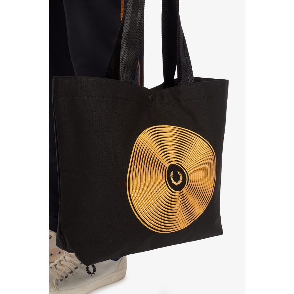 Fred Perry DISC GRAPHIC TOTE BAG L3243