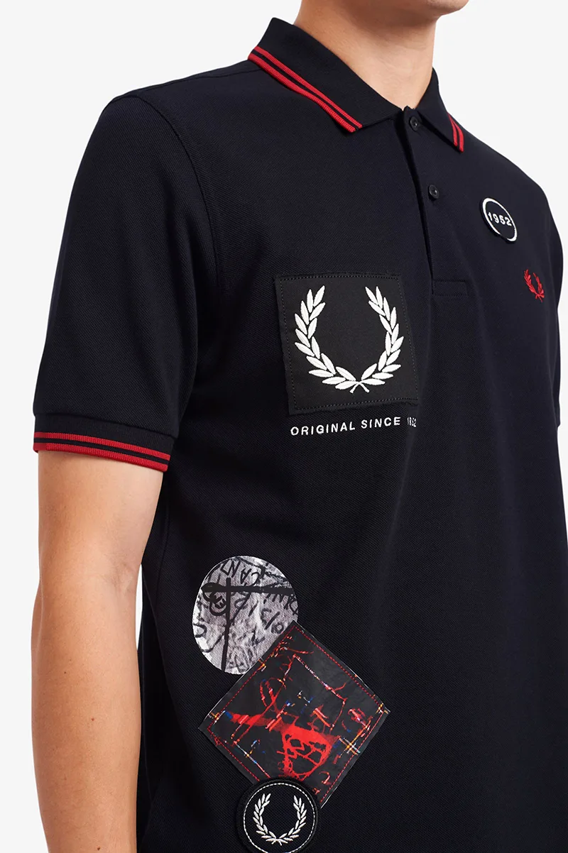 Fred Perry Graphic Applique Polo Shirt M1658/102