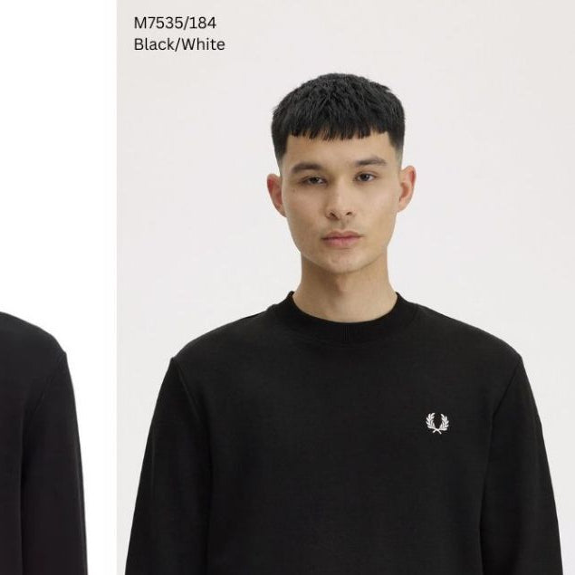 Fred Perry Crew Neck Sweatshirt Sweater M7535
