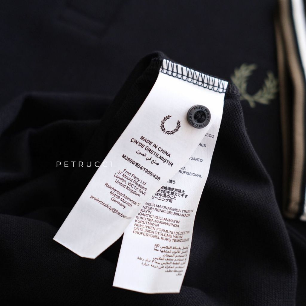 FRED PERRY Original Polo Shirt Cowo Original Kaos Pria Lengan Pendek