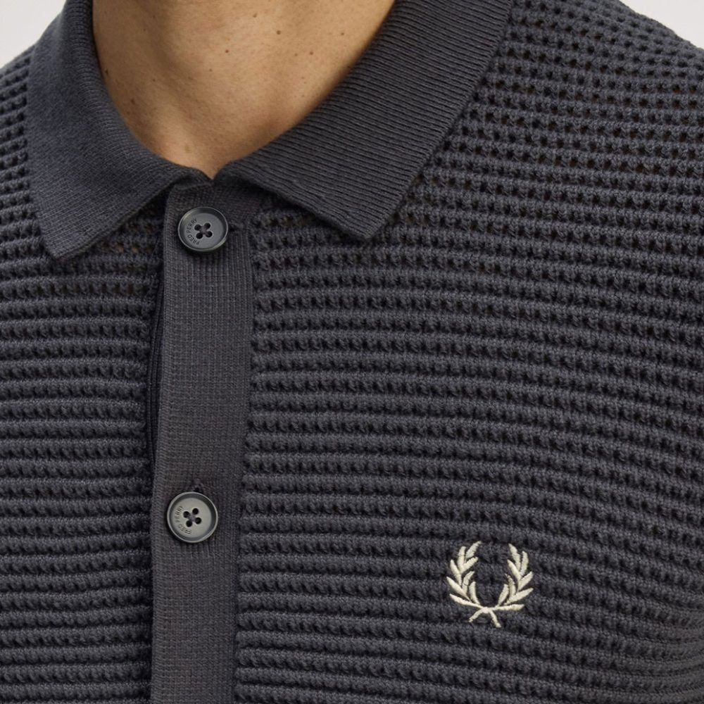 Fred Perry Cardigan Knit Jaket Jacket Outwear Cowo K8566/297