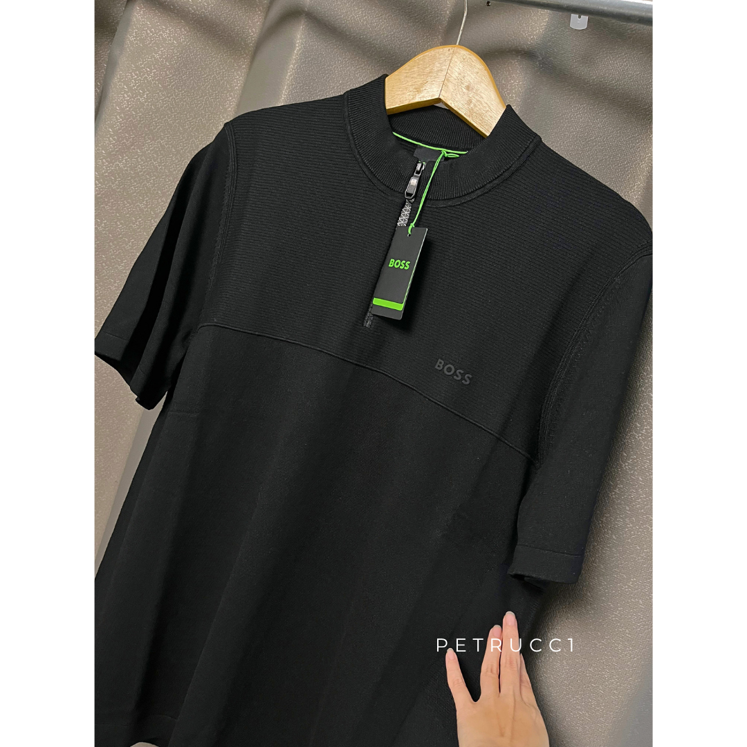 BOSS Zip neck sweater 50563378