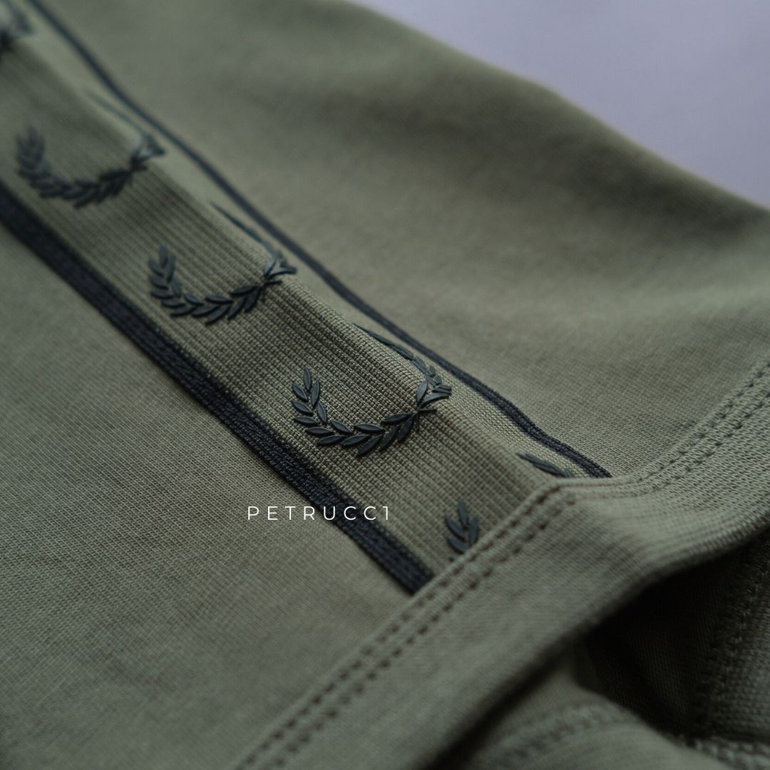 Fred Perry Contrast Tape Ringer T-Shirt Kaos M4613/W49