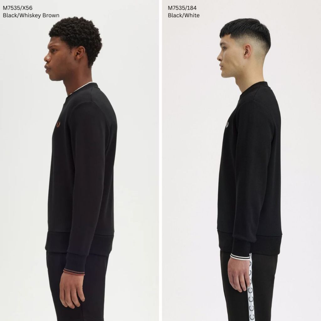 Fred Perry Crew Neck Sweatshirt Sweater M7535