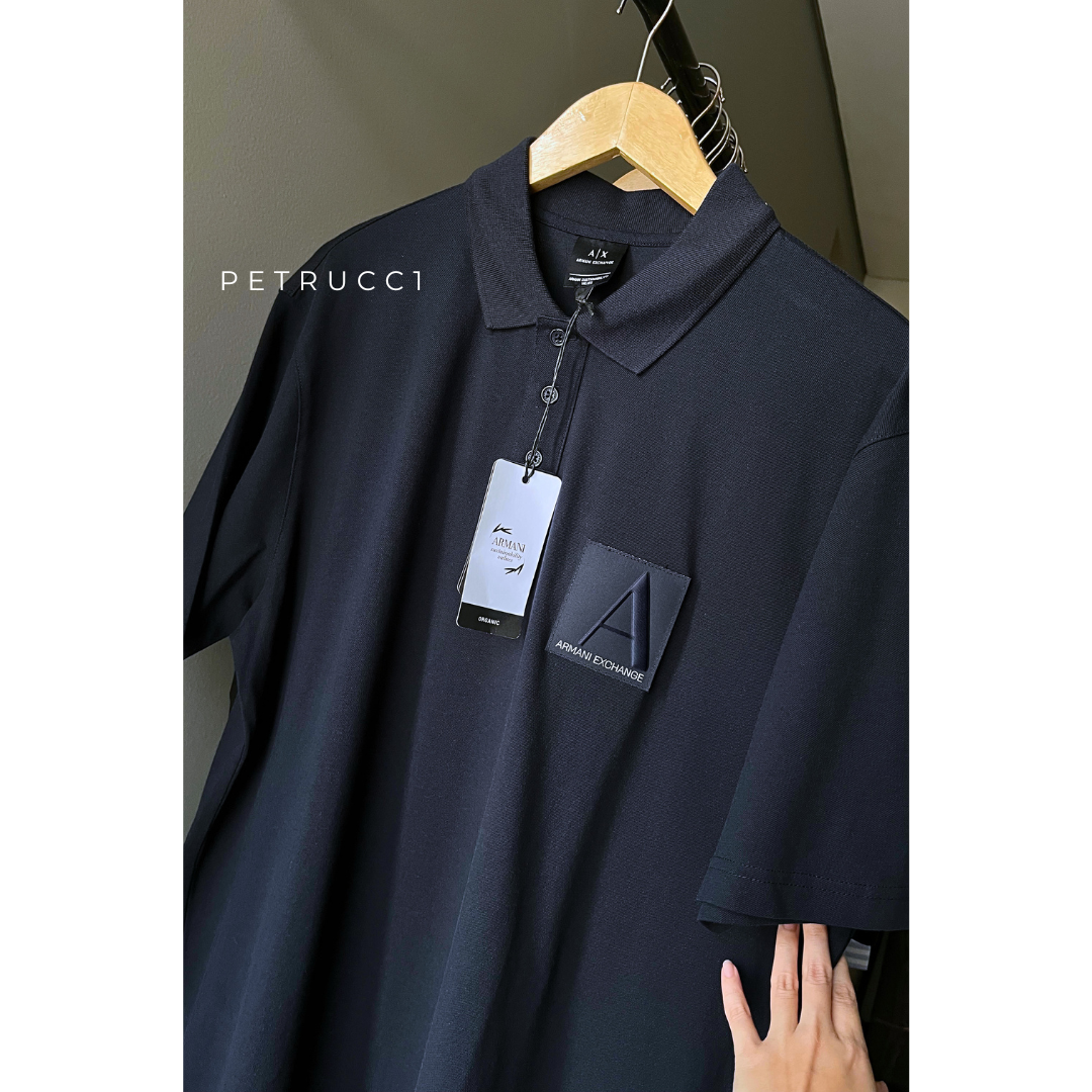 Armani Exchange Polo Shirt Kaos Kerah Pria 6DZFJA