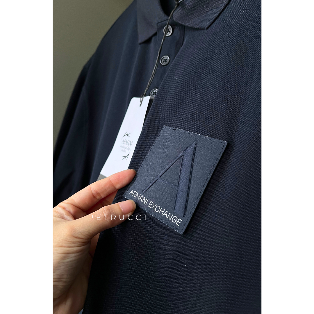 Armani Exchange Polo Shirt Kaos Kerah Pria 6DZFJA