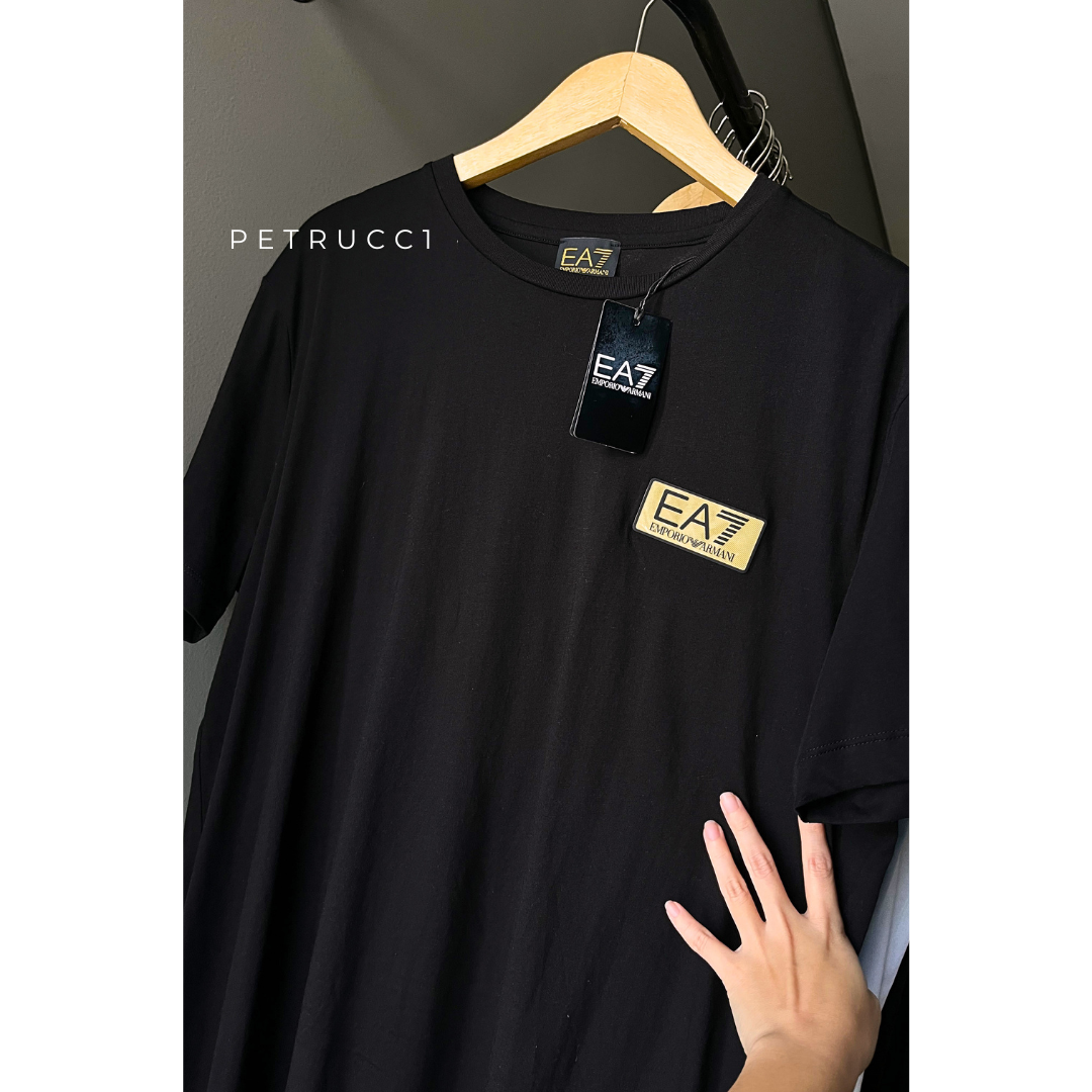 Emporio Armani EA7 T Shirt logo Tee man men kaos 3DPT07