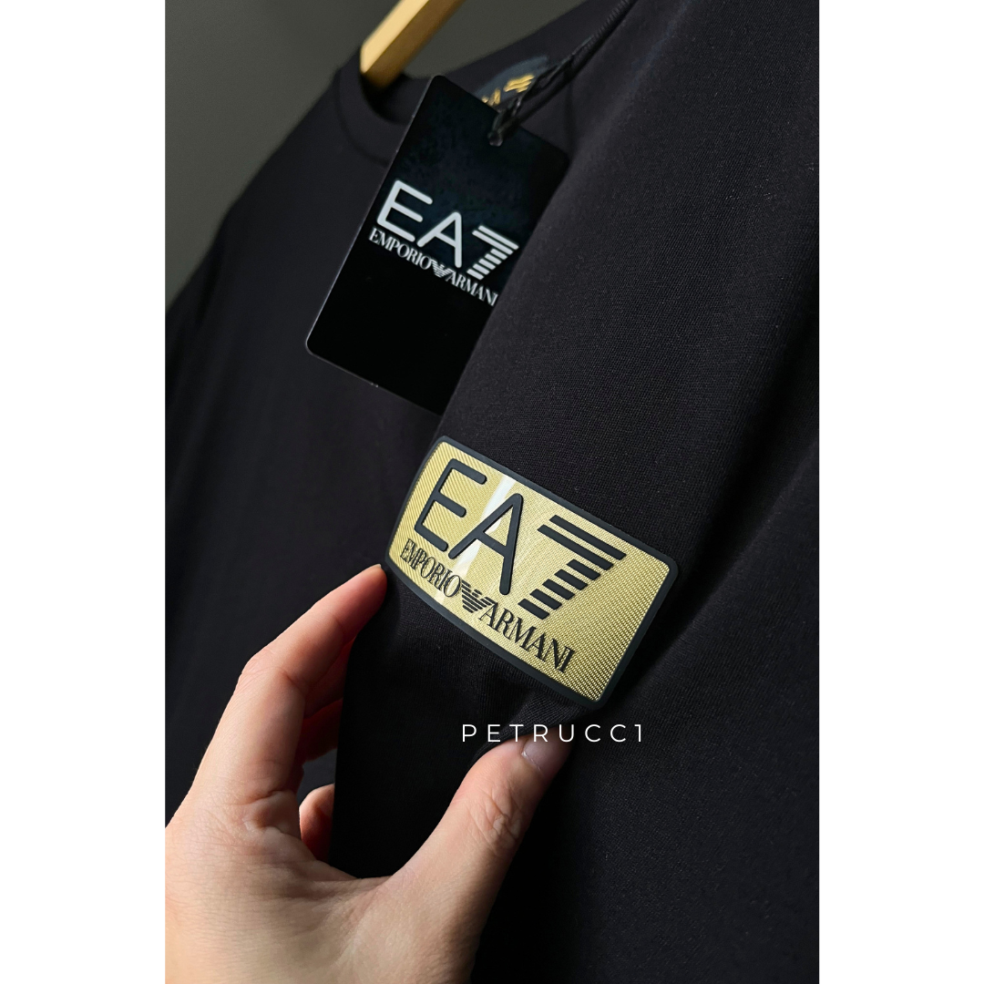 Emporio Armani EA7 T Shirt logo Tee man men kaos 3DPT07