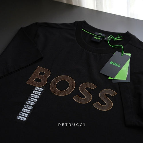 BOSS Stretch-cotton T-shirt with large logo Tee TL Logo 50535170
