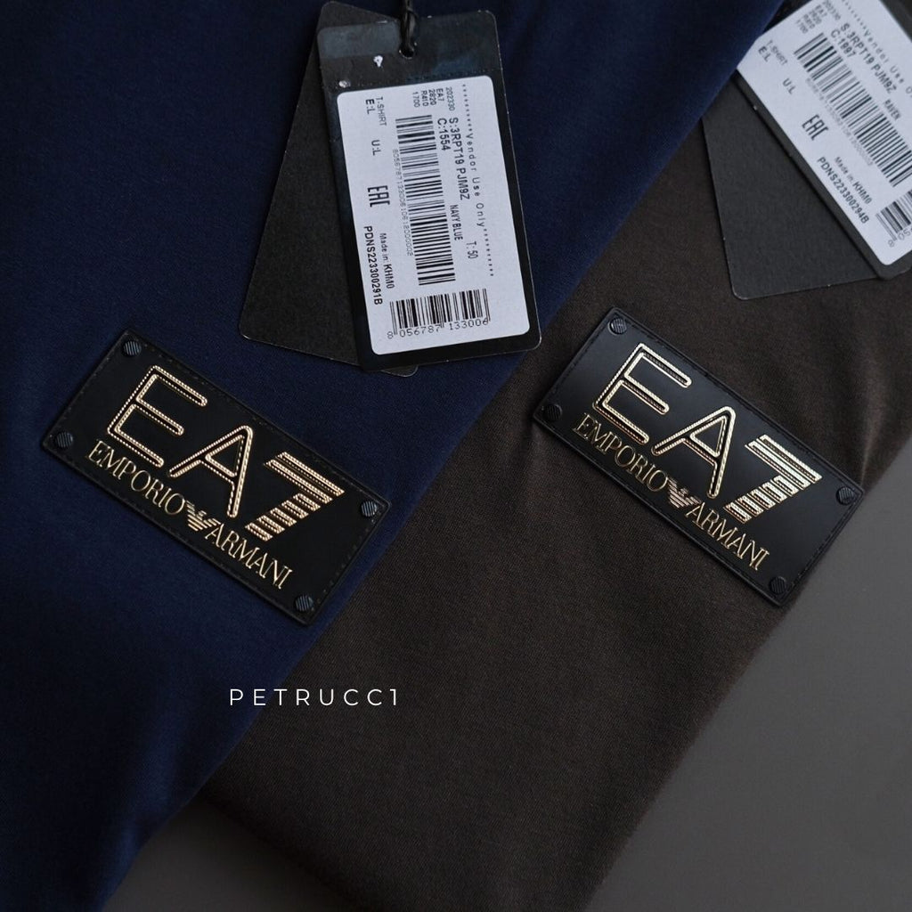 EMPORIO ARMANI EA7 Gold Label Short Sleeve T Shirt  3RPT19 PJM9Z