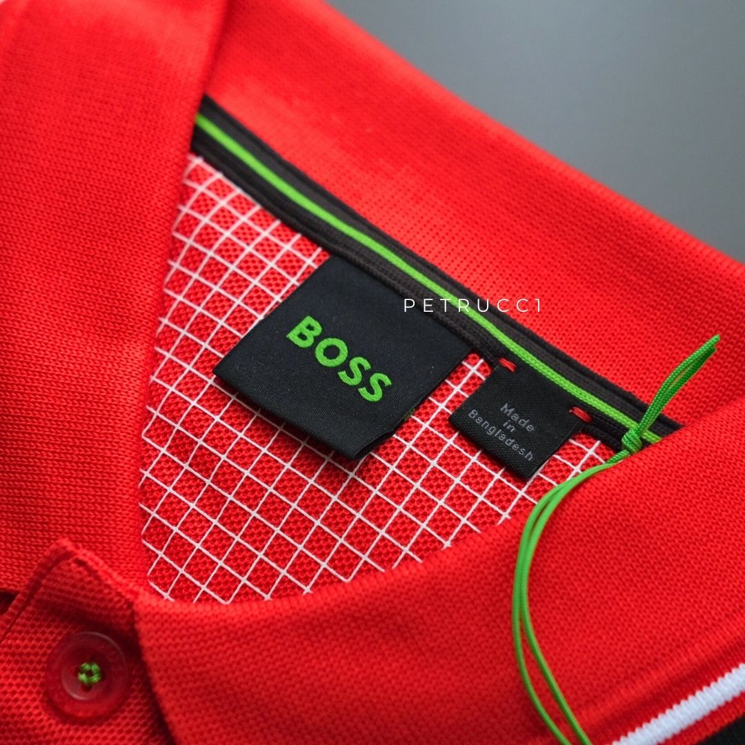 BOSS Polo shirt in cotton-blend piqué with S.Café  PADDY PRO 50249000