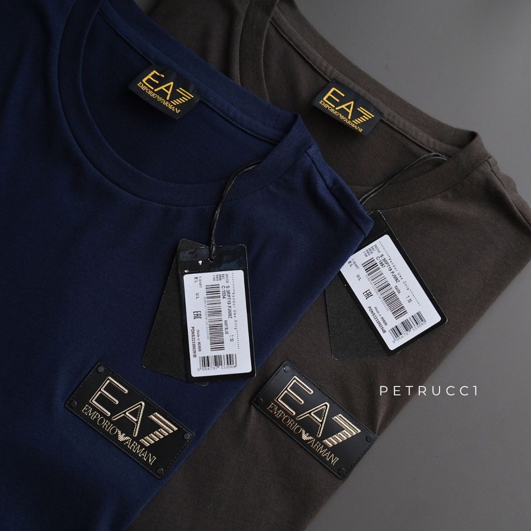EMPORIO ARMANI EA7 Gold Label Short Sleeve T Shirt  3RPT19 PJM9Z