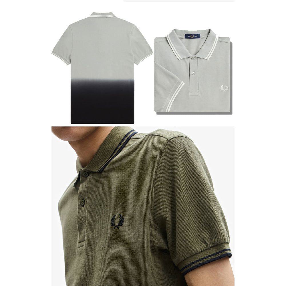 Fred Perry Ombre Twin Tipped Polo Shirt M5674/Q55