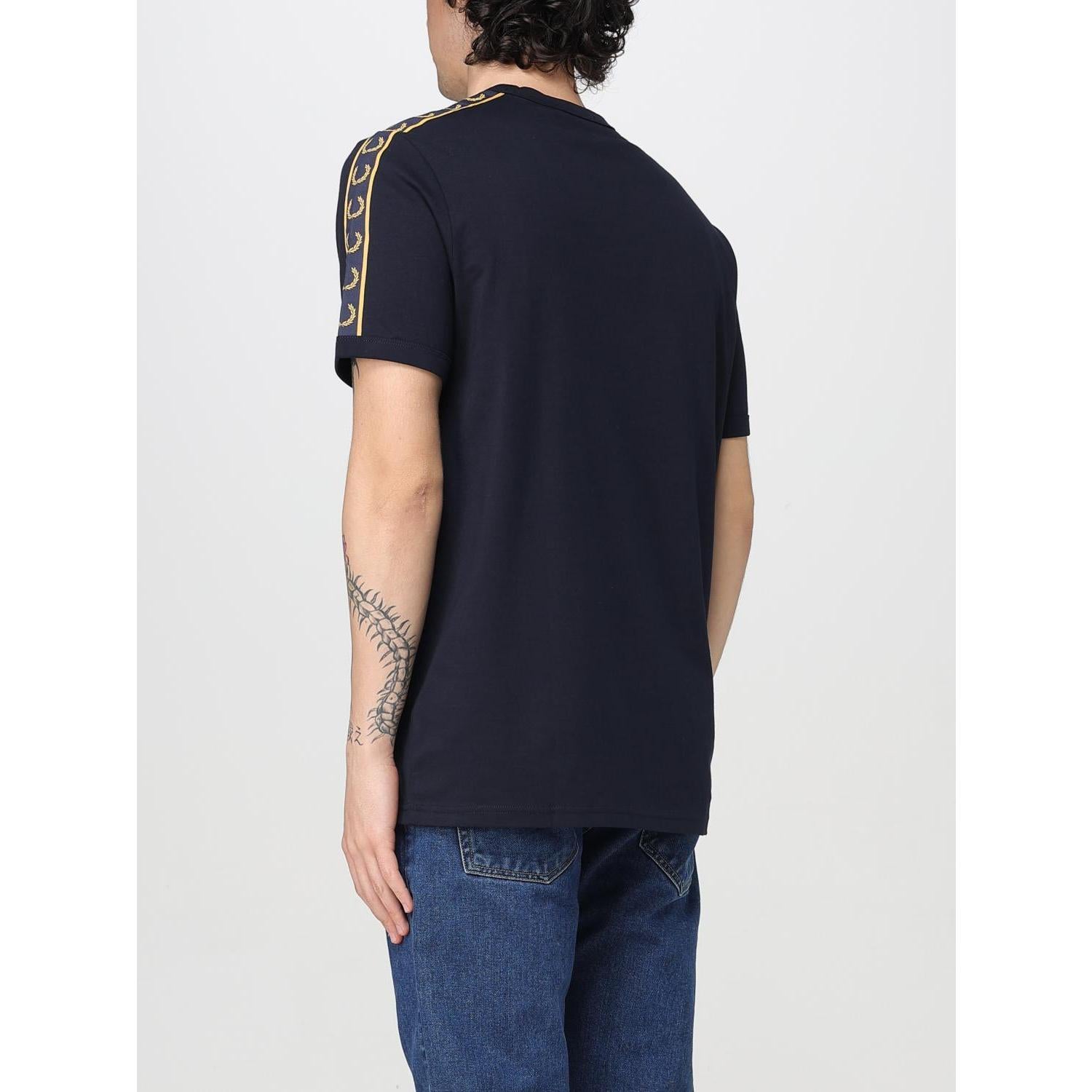 Fred Perry Contrast Tape Ringer T-Shirt Kaos M4613/W75