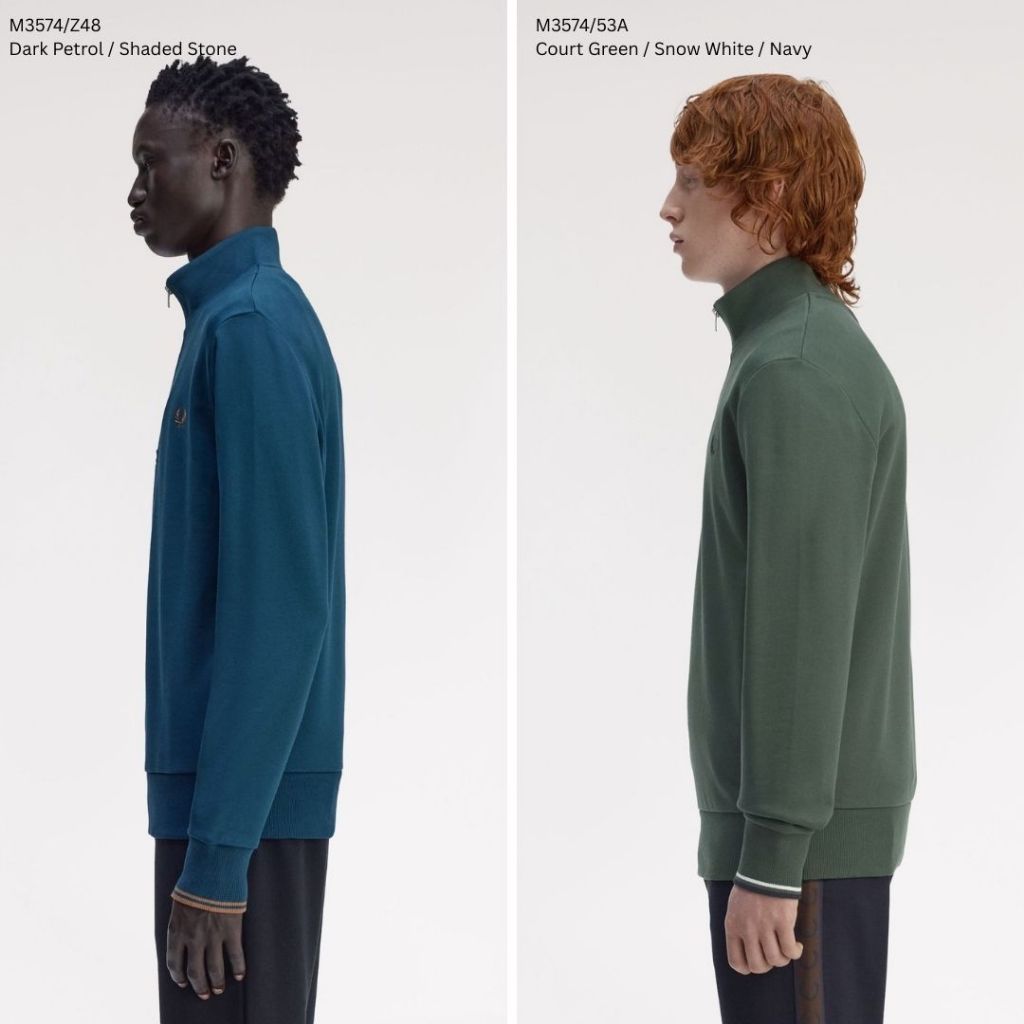 Fred Perry Half Zip Sweater Sweatshirt M3574