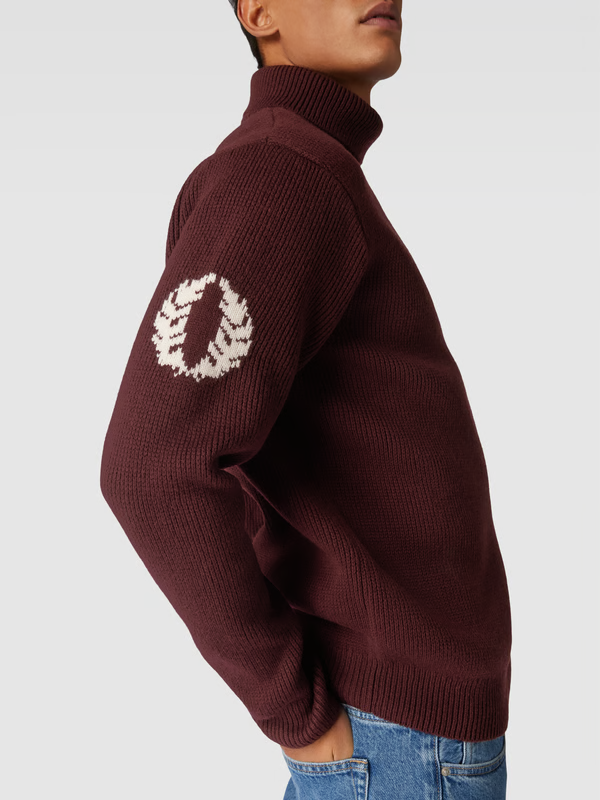 Fred Perry Laurel Wreath Roll Neck Jumper Sweater K4561/597
