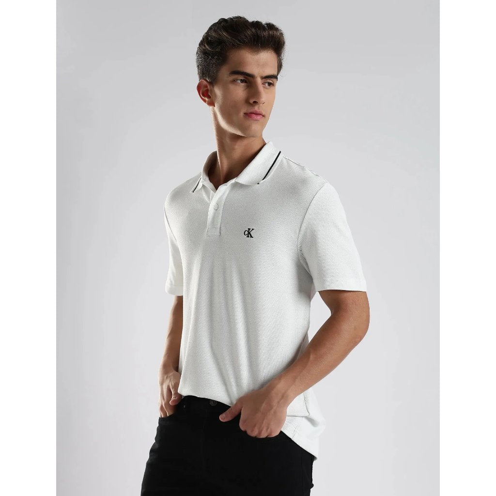 Calvin Klein Kaos Polo Shirt Cowo Pria 4RD292G