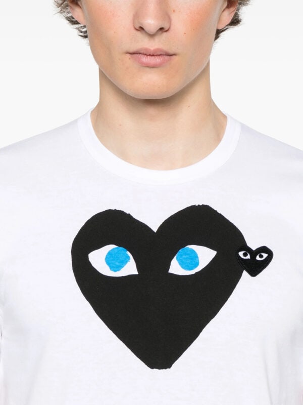 PLAY CDG COMME des GARCONS TEE T SHIRT kaos cowo pria man ORIGINAL