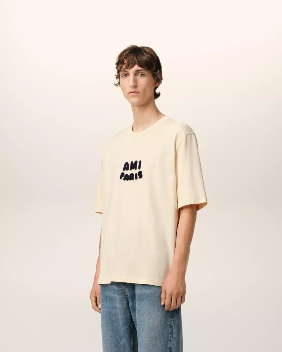 AMI Paris Patch T Shirt UTS075