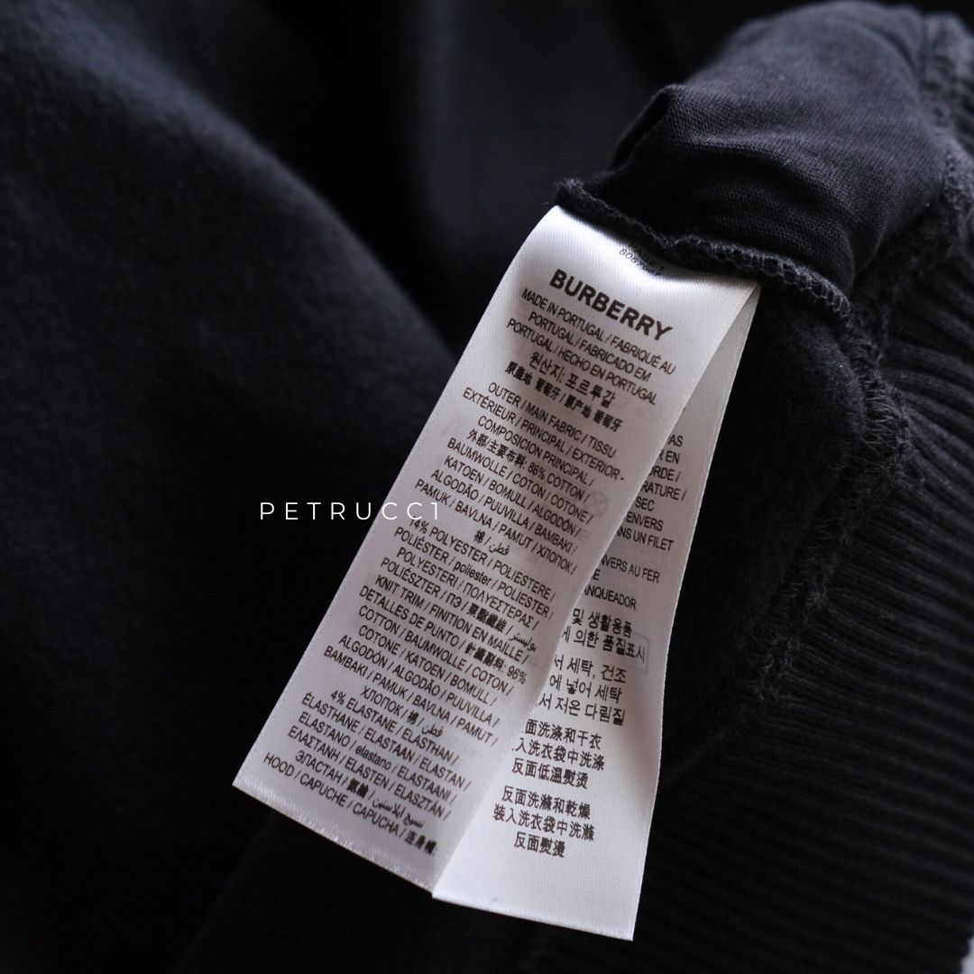BURBERRY Avondale EKD Print Cotton Blend Hoodie 8057967