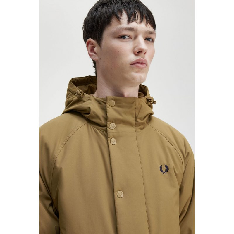 Fred Perry Padded Zip Through Parka Jacket J6516/P96