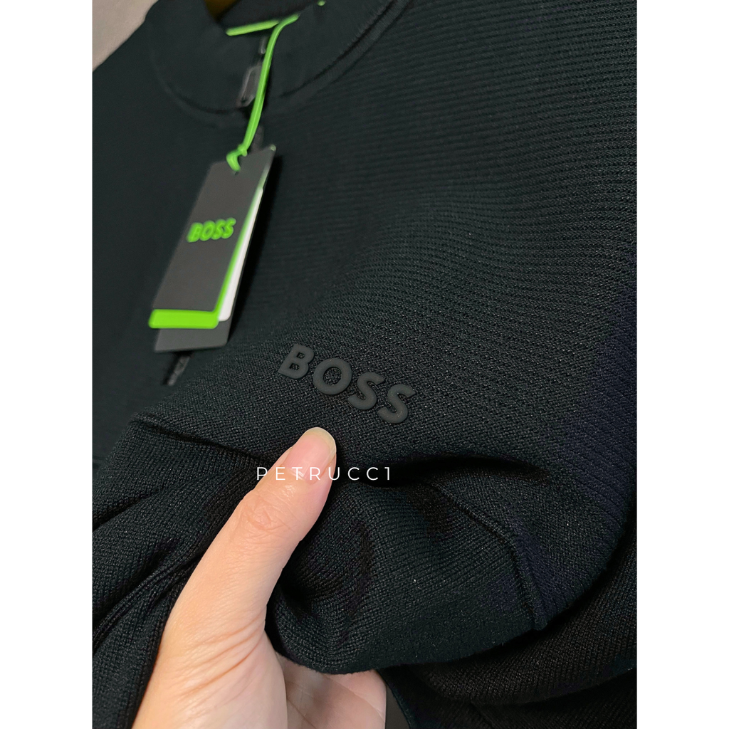 BOSS Zip neck sweater 50563378