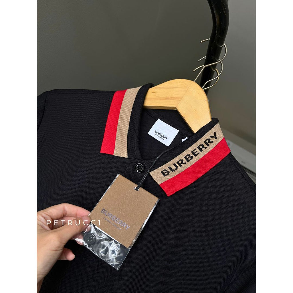 BURBERRY Edney Contrasting Collar Polo Shirt 8039265