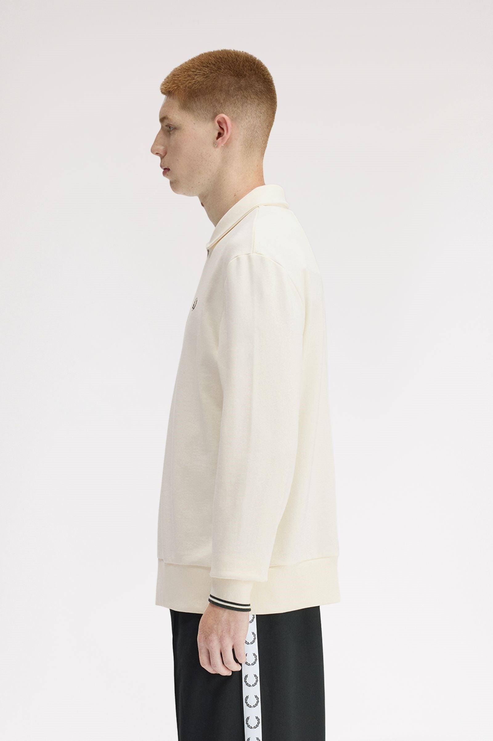 Fred Perry Half Zip Collared Sweatshirt Sweater M2426