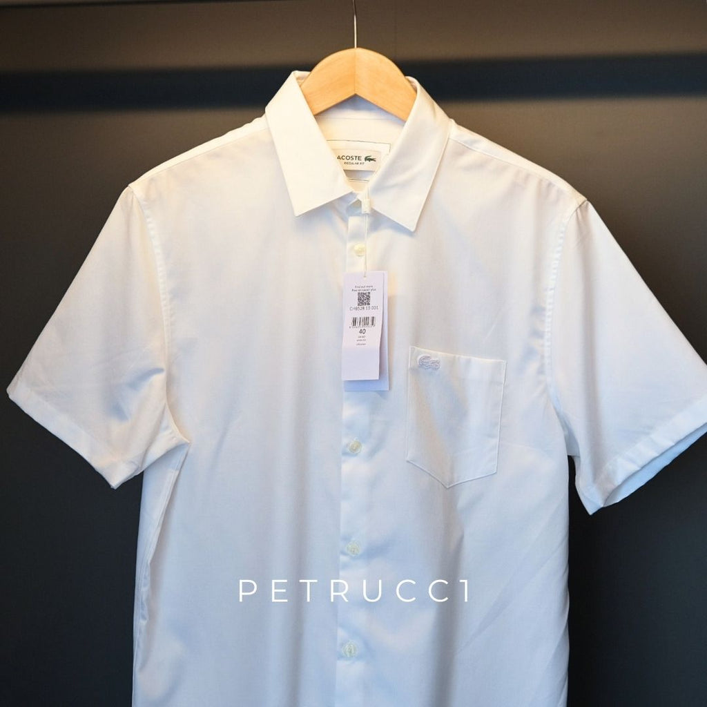 LACOSTE Regular Fit Short Sleeved Cotton Shirt CH8528