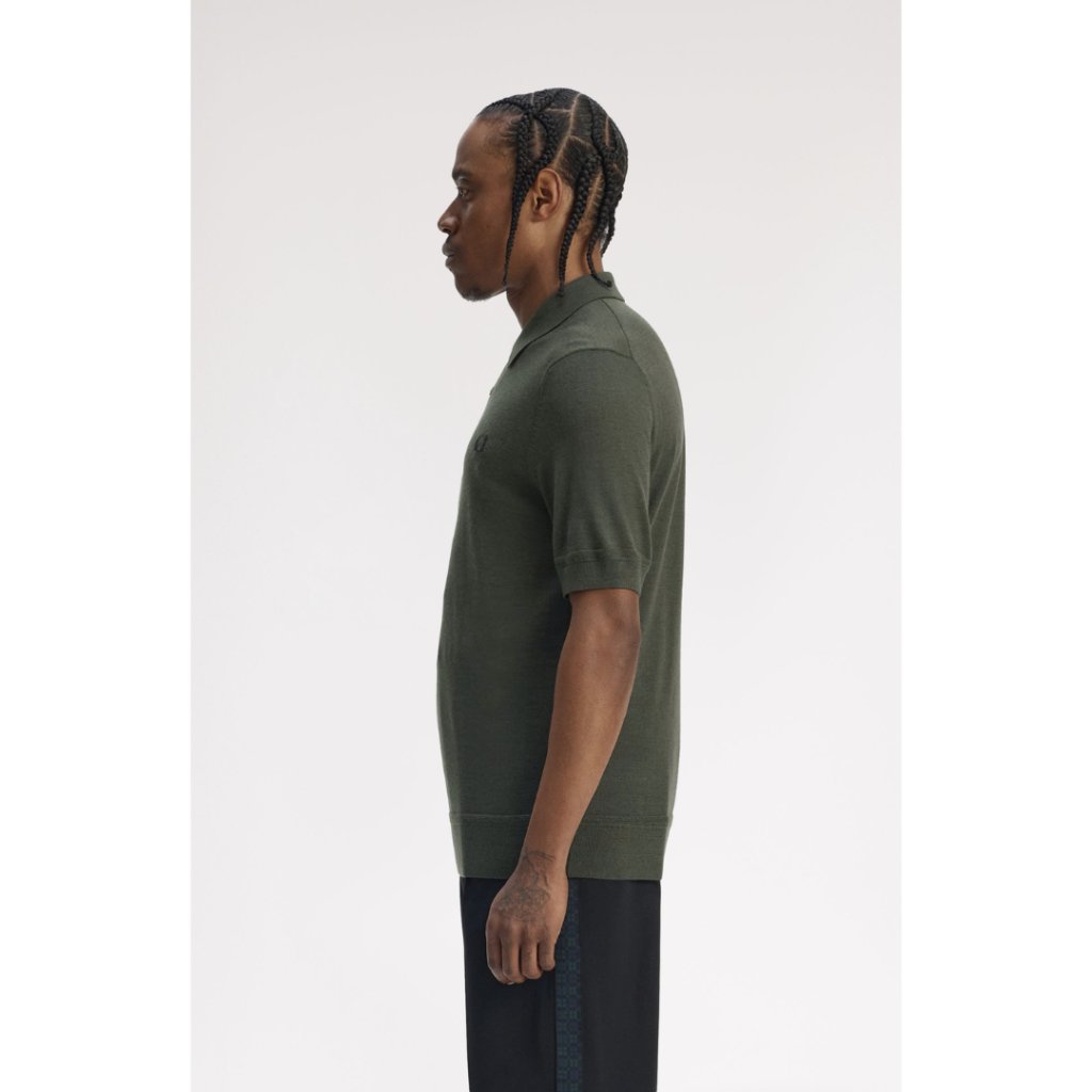 Fred Perry Polo Shirt Contrast Collar Knit K8533/638