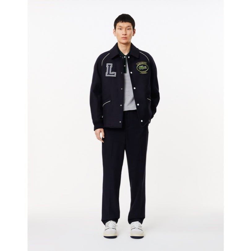 LACOSTE Striped Cotton Piqué Heritage Badge Polo  PH1221