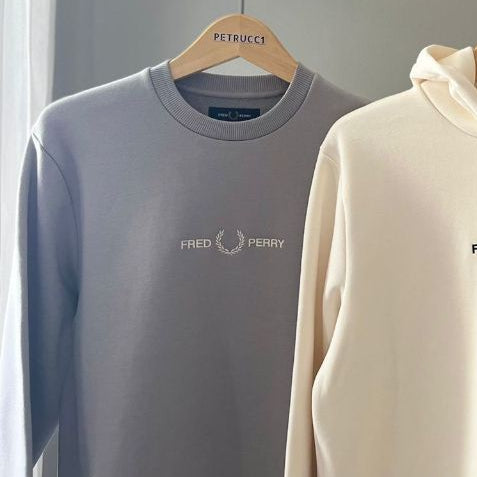 Fred Perry Embroidered Sweatshirt Sweater M4727/181