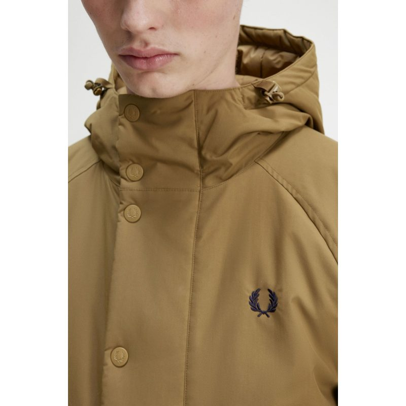 Fred Perry Padded Zip Through Parka Jacket J6516/P96