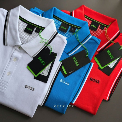 BOSS Polo shirt in cotton-blend piqué with S.Café PADDY PRO 50249000