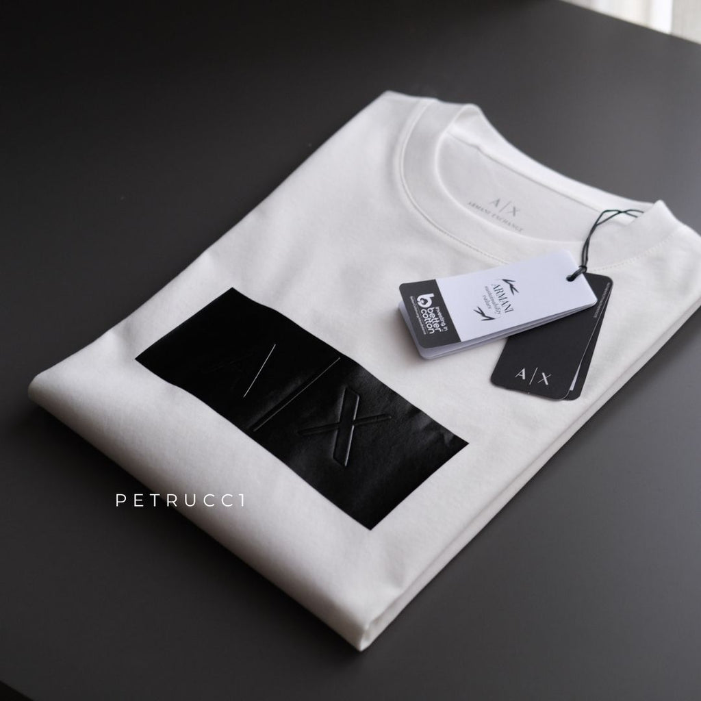 ARMANI EXCHANGE Vinyl Logo Print T Shirt XM000786