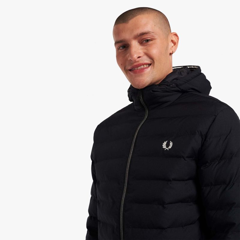 Fred Perry Hooded Insulated Jacket Puffer J4565/102