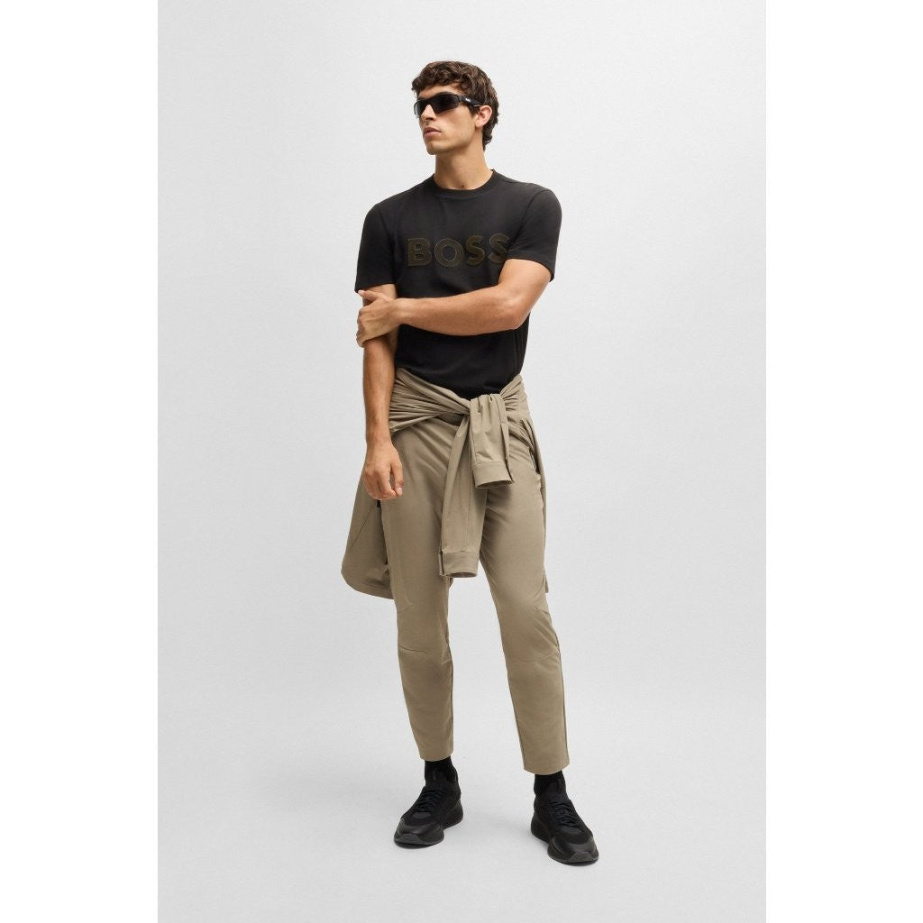 BOSS Stretch-cotton T-shirt with large logo Tee TL Logo 50535170